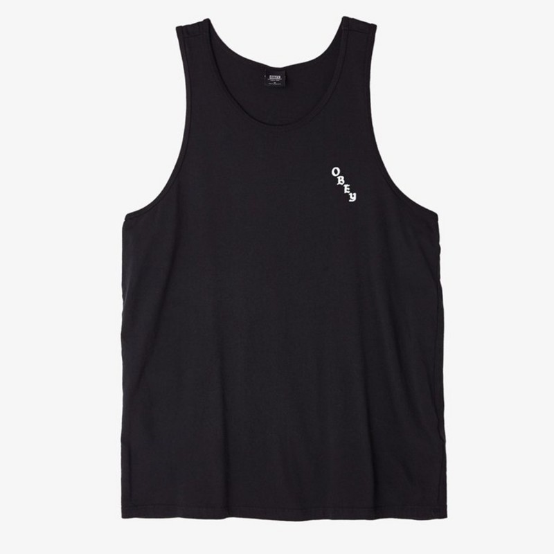 Obey Canotte Olde obey premium tank 166021413 Obey Canotte Olde obey premium tank 166021413