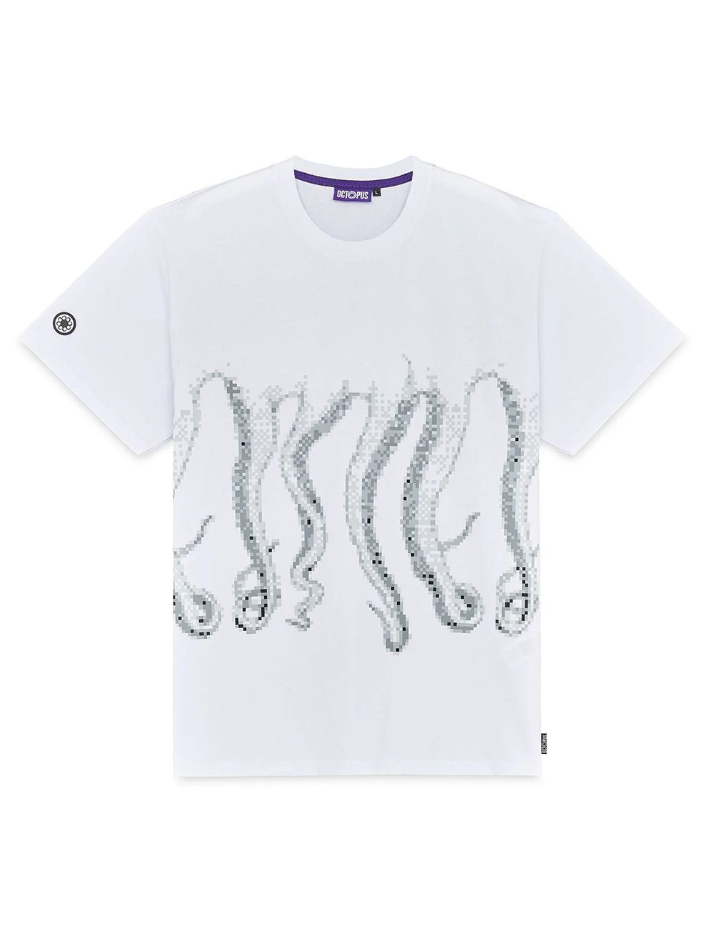 Octopus OCTOPUS CENSORED OUTLINE T-SHIRTS white