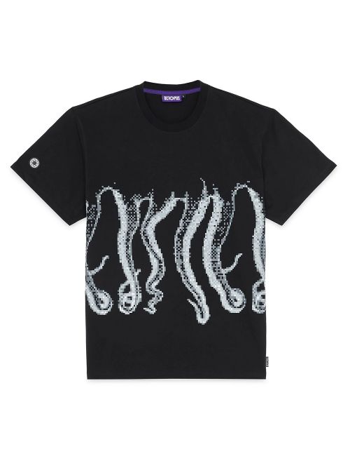 Octopus OCTOPUS CENSORED OUTLINE T-SHIRTS black