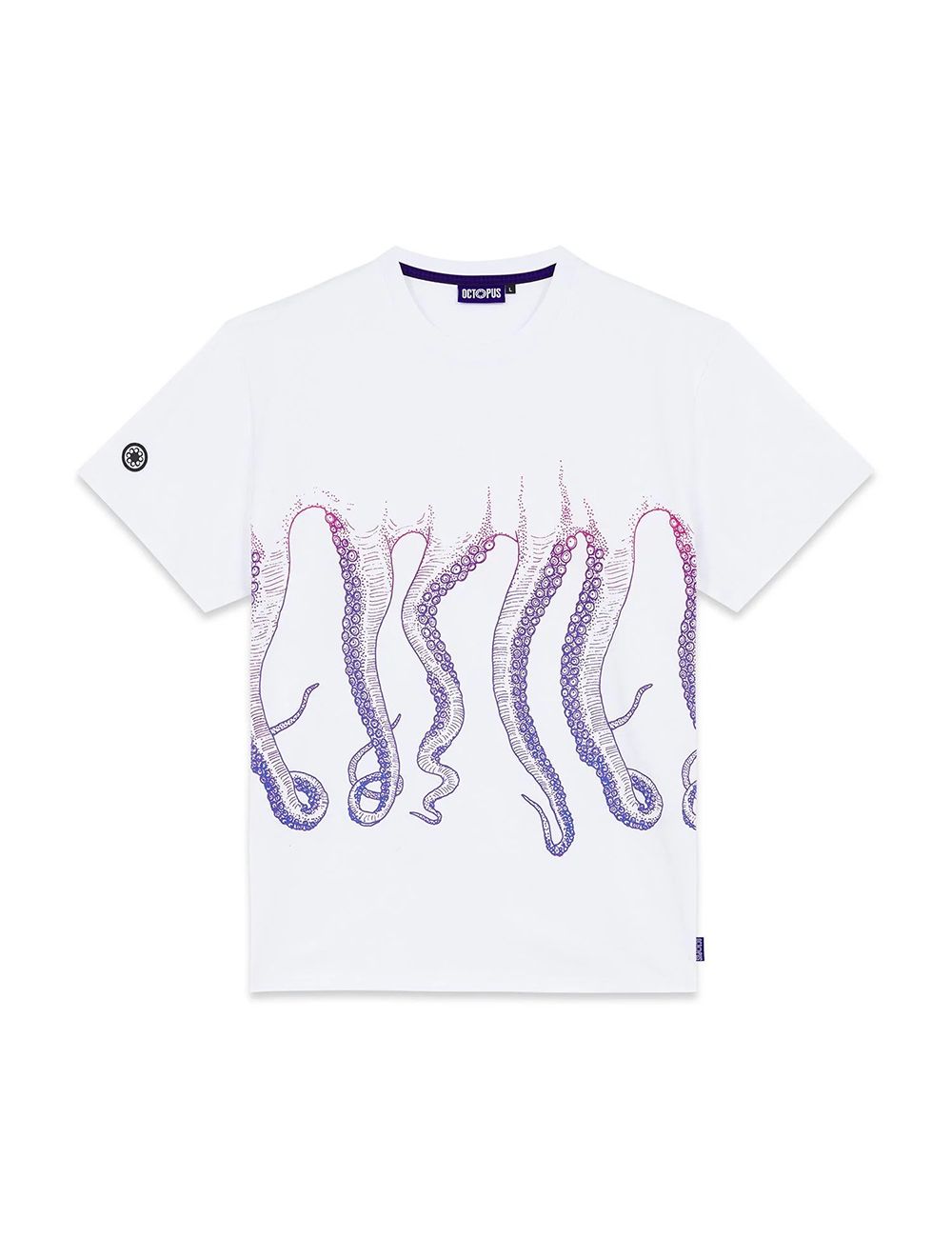 Octopus OCTOPUS GRADIENT T-SHIRTS white