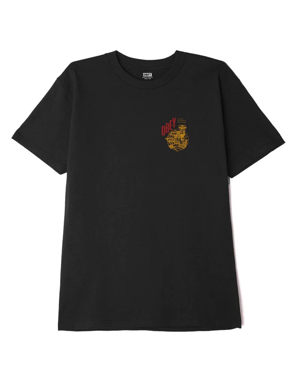Obey OBEY HAMMER GLOBE T-SHIRT black Obey OBEY HAMMER GLOBE T-SHIRT black