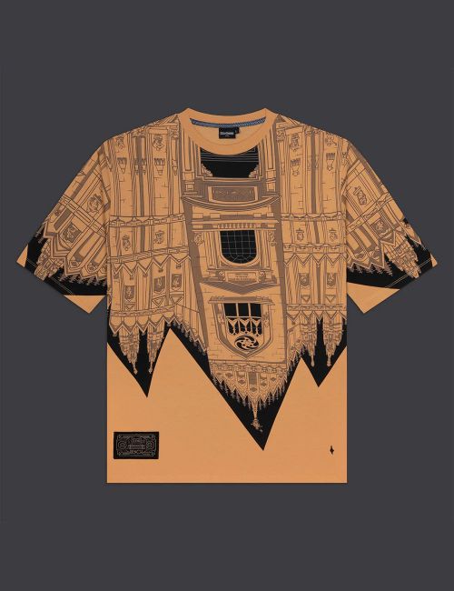 Dolly Noire BENCH DUOMO ROVESCIATO T-SHIRT beige