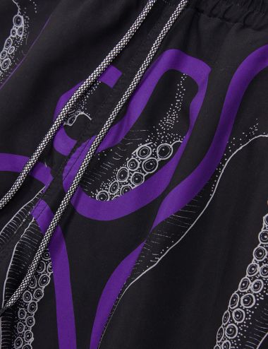 Iuter STAINED BOARDSHORT black