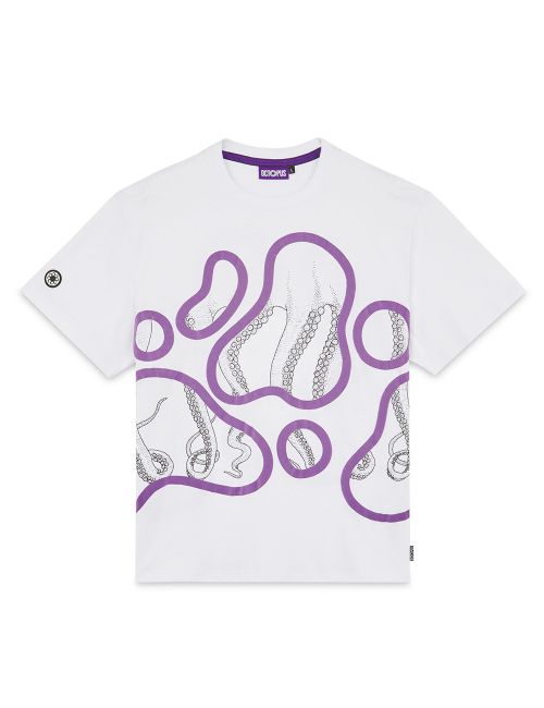 Octopus OCTOPUS STAINED T-SHIRT white