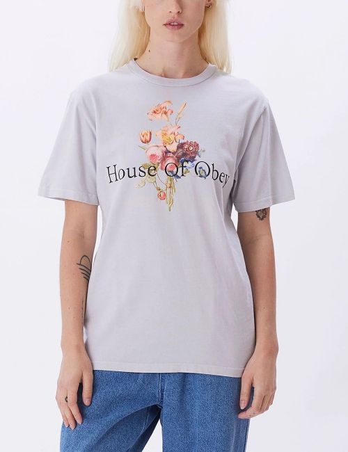 Obey OBEY FLOWER BUNCH PIGMENT CHOICE BOX T-SHIRT opal