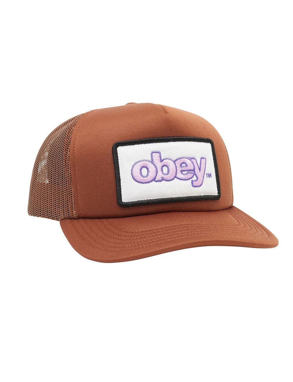 Obey OBEY MARKED TRUCKER sepia