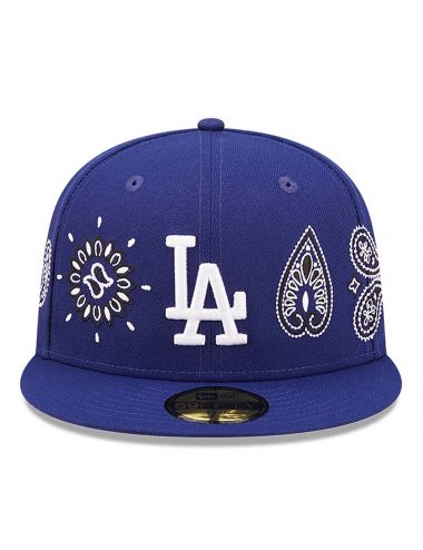 New Era MLB AOP PAISLEY 59FIFTY® - LOS ANGELES DODGERS blue