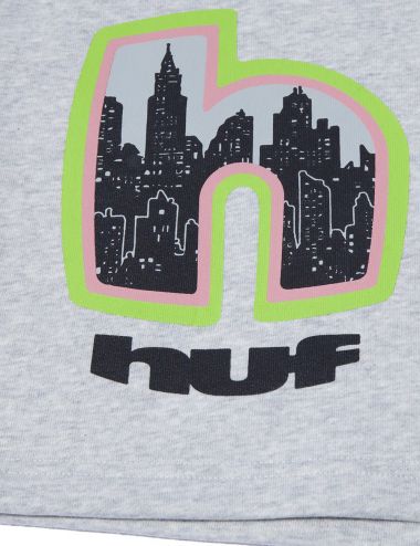 Huf ALL CITY FLEECE SHORT heather grey