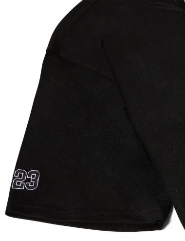Huf H-STAR BASEBALL SHIRT black