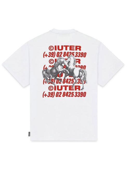 Iuter HORSES TEE white