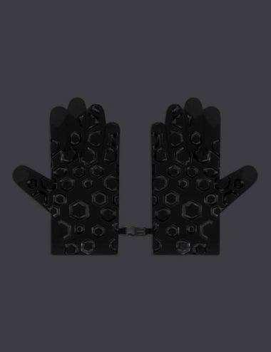 Dolly Noire URBAN REFLECTIVE TOUCH GLOVES black