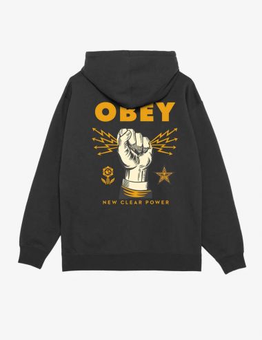 Obey OBEY NEW CLEAR POWER HOOD black