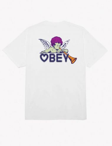 Obey BABY ANGEL CLASSIC T-SHIRT white