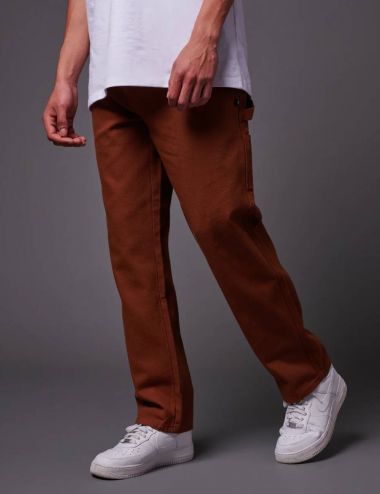 Dolly Noire CANVAS CARPENTER PANTS tobacco