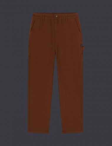 Dolly Noire CANVAS CARPENTER PANTS tobacco