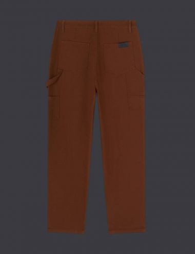 Dolly Noire CANVAS CARPENTER PANTS tobacco