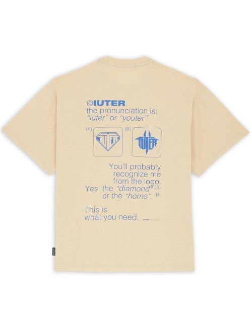 Iuter SENSE T-SHIRT cream