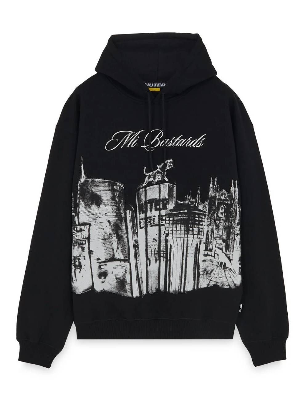 Iuter CLUB DOGO - SKYLINE HOODIE black