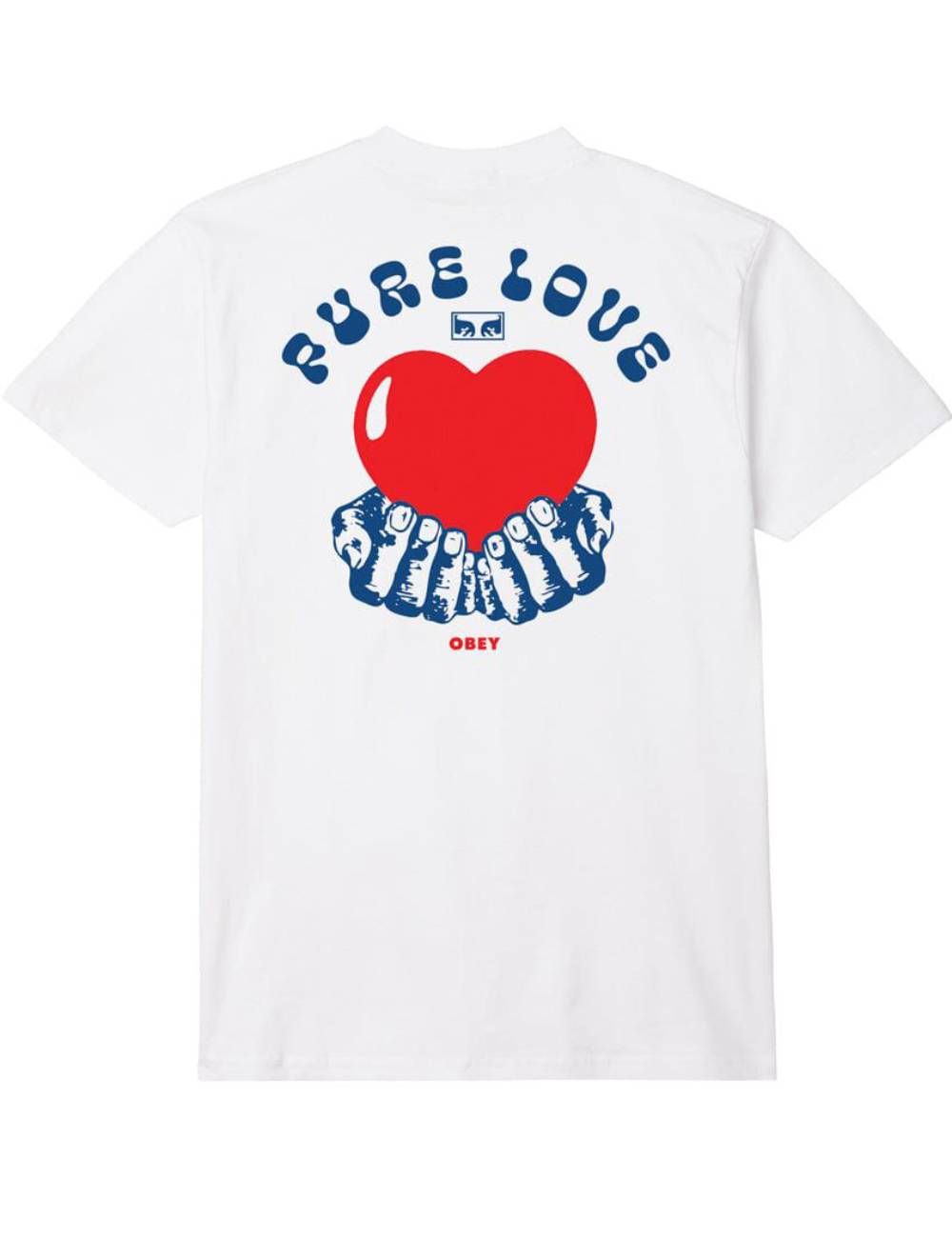 Obey OBEY PURE LOVE T-SHIRT white