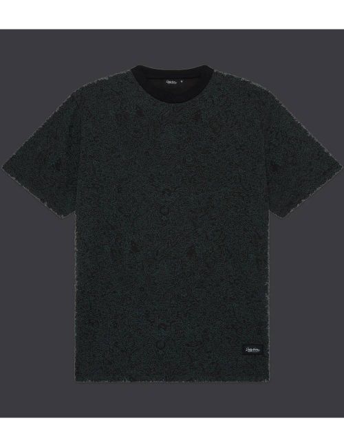 Dolly Noire INFERNO PATTERN T-SHIRT black