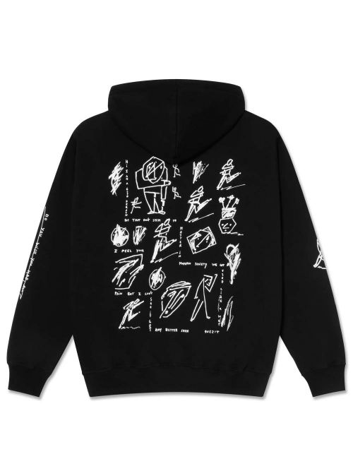 Polar SAD AT TIMES HOODIE black