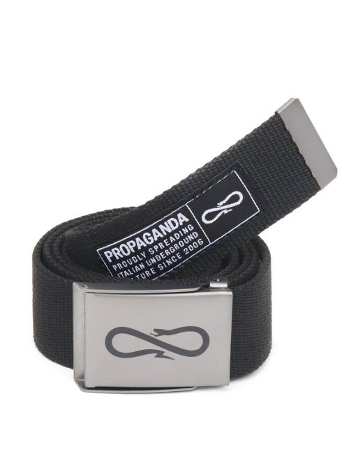 PROPAGANDA LOGO BELT BLACK black