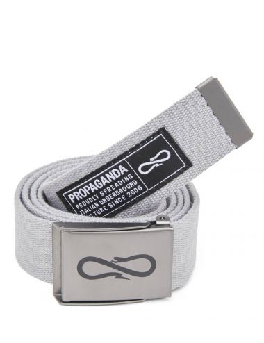 LOGO BELT GREY