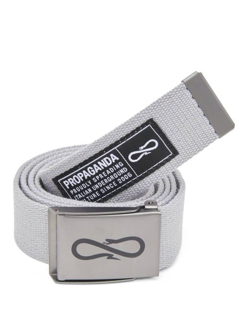 PROPAGANDA LOGO BELT GREY grey