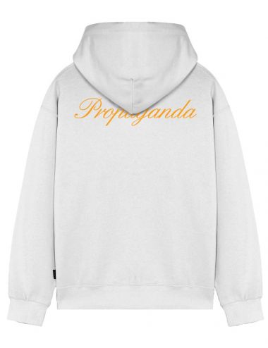 MANTIS HOODIE LOGO WHITE