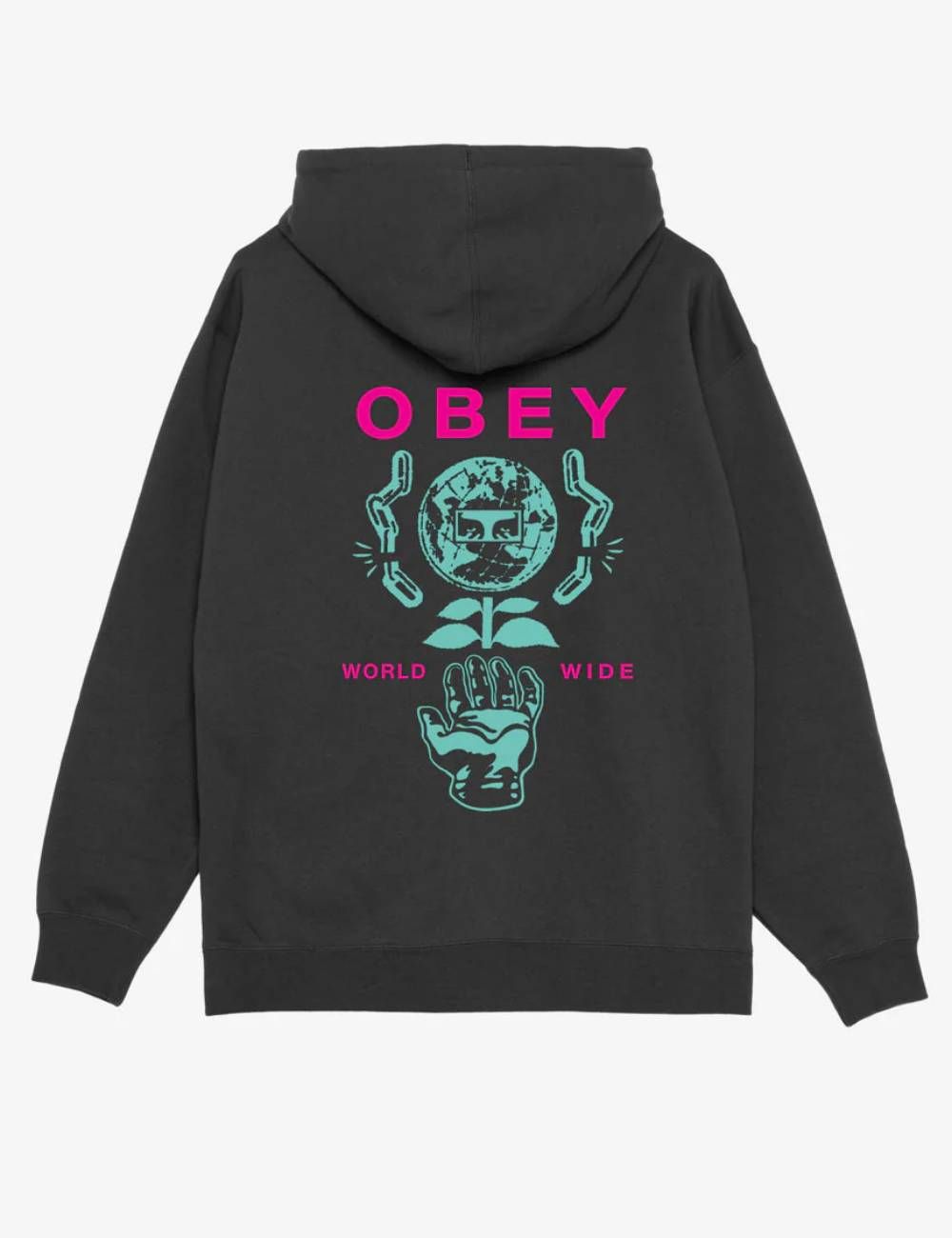 Obey OBEY HELPING HAND FLEECE HOODIE black