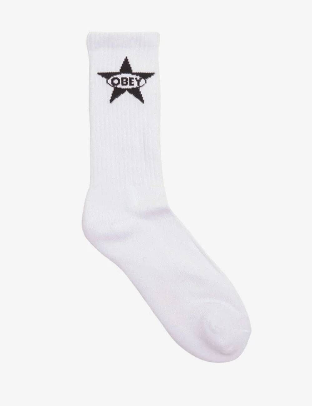 Obey OBEY STAR SOCKS white