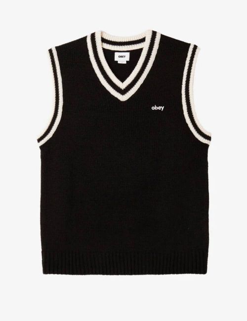 Obey BEY ALDEN SWEATER VEST black