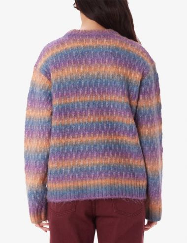 Obey DAYTRIP SWEATER purple multi