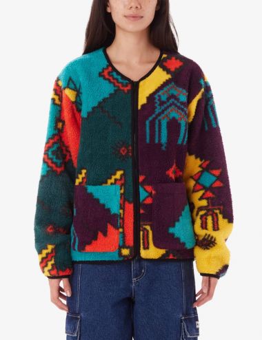 Obey ORNATE LINER JACKET bright multi