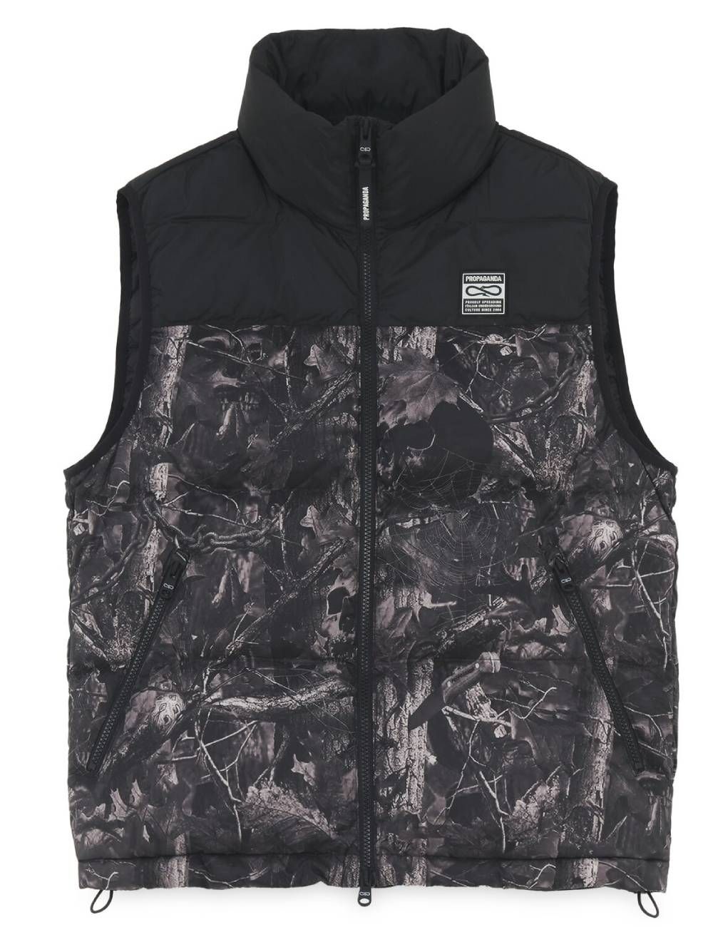 PROPAGANDA PUFF UNDERWOOD VEST BLACK black