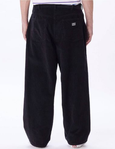 Obey BIG WIG CORDUROY PANTS digital black