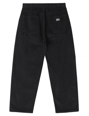 Obey BIG WIG CORDUROY PANTS digital black