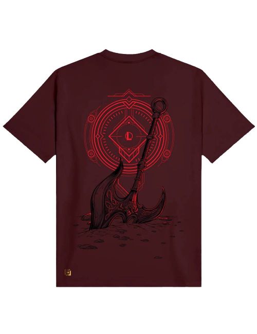 Dolly Noire DARIUS T-SHIRT bordeaux