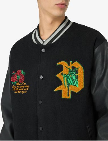 PROPAGANDA VARSITY JACKET black