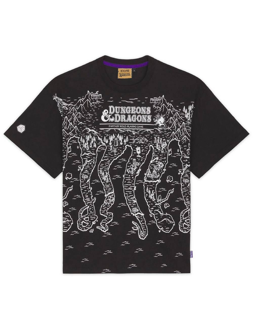 Octopus D&D MAP TEE black