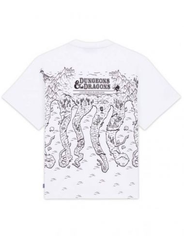 D&D MAP TEE WHITE