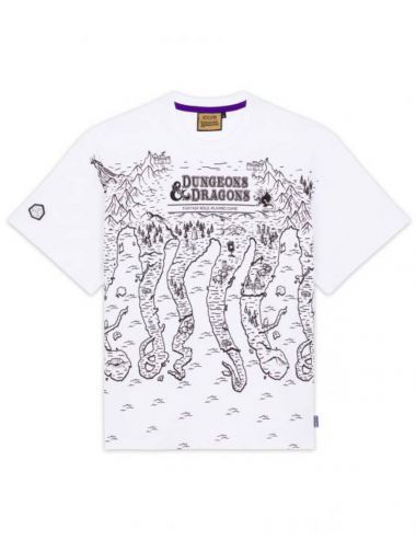 D&D MAP TEE WHITE