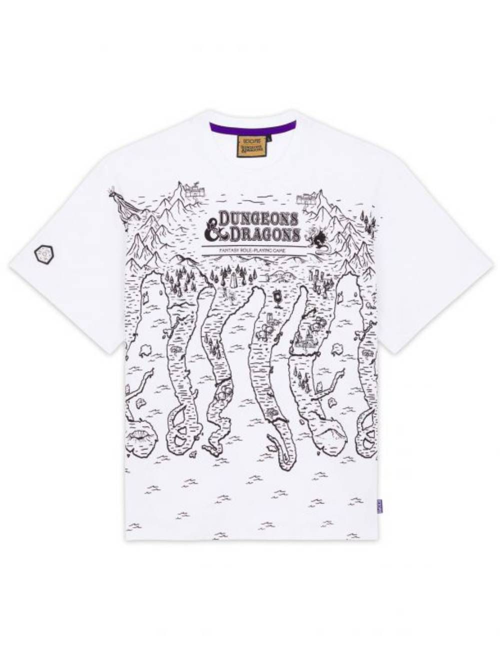 Octopus D&D MAP TEE WHITE white