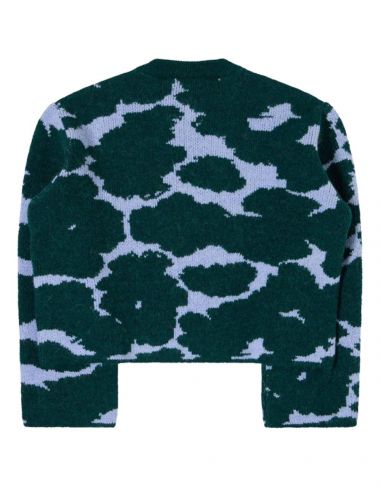 Edwin W' GILL SWEATER light blue/green