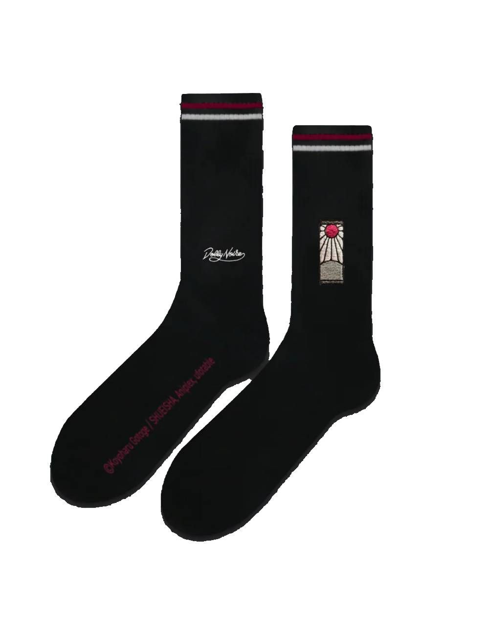 Dolly Noire KAMADO TANJIRO SOCKS black