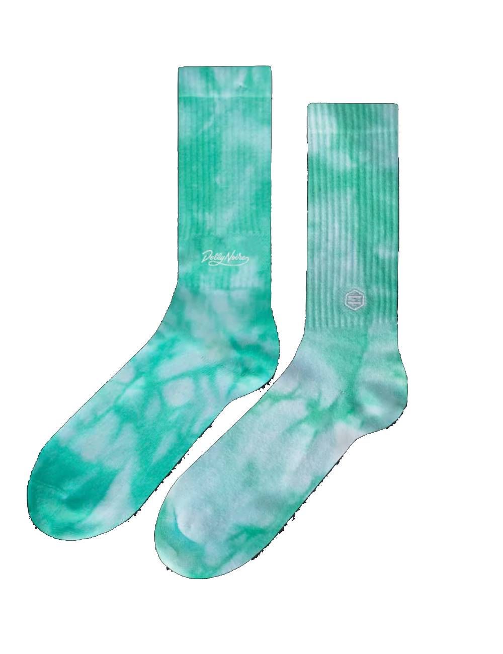 Dolly Noire ACID WASH SOCKS turquoise