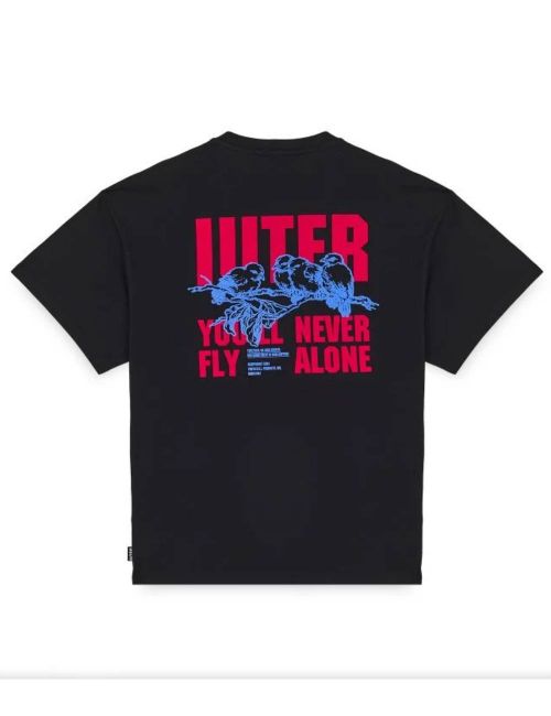 Iuter NEVER ALONE T-SHIRT black
