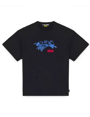 Iuter NEVER ALONE T-SHIRT black