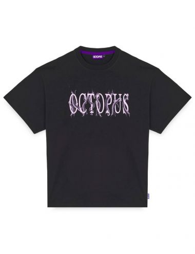 Octopus TENTACLES LOGO T-SHIRT black