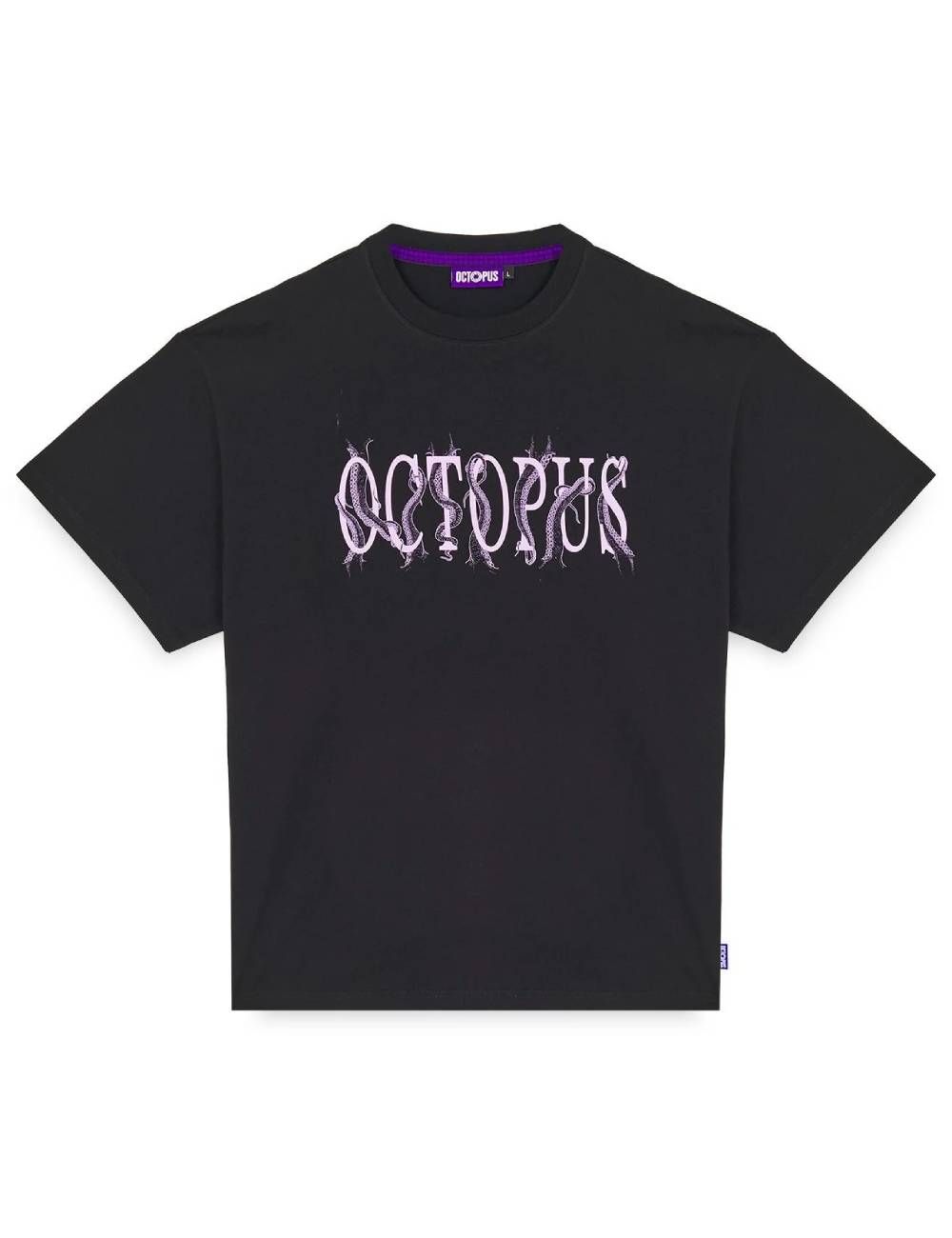 Octopus TENTACLES LOGO T-SHIRT black